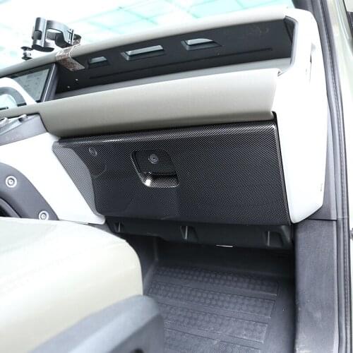 For 2020-2021 Land Rover Defender 110 car co-pilot glove box decorative panel, car interior modification accessories