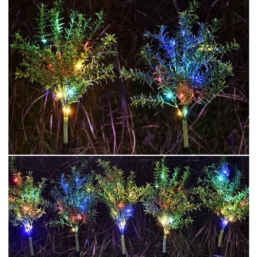 71cm Garden Stakes Lights Multi Color LED Flash Lights Waterproof for Lawn Yard