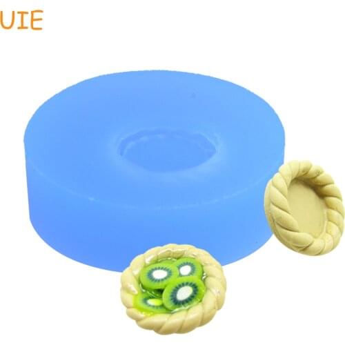 GYL140U 11.4mm French Twisted Hollow Pie Shell / Tart / Bottom Mold Clay Push Mold Fondant Mold Dollhouse