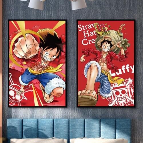 Room Decoration Aesthetic Nordic Style Anime Poster Japanese Cartoon Figure Scandinavian Wall Art Picture For Home Design