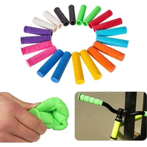 Soft BMX MTB Bicycle Cycle Road Mountain Scooter Bike Handle bar Rubber End Grip