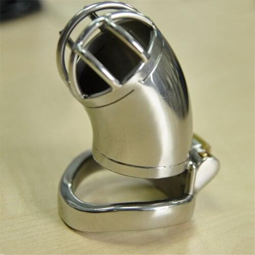 Real Stainless steel Cock Cage Male Chastity Device chastity Belt Penis cage 272 Drop shipping