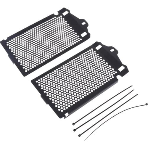Pair Black Engine Radiator Cooler Grille Cover Fit for BMW R1200GS GSA/ADV/LC/WC 2013 2014-2017