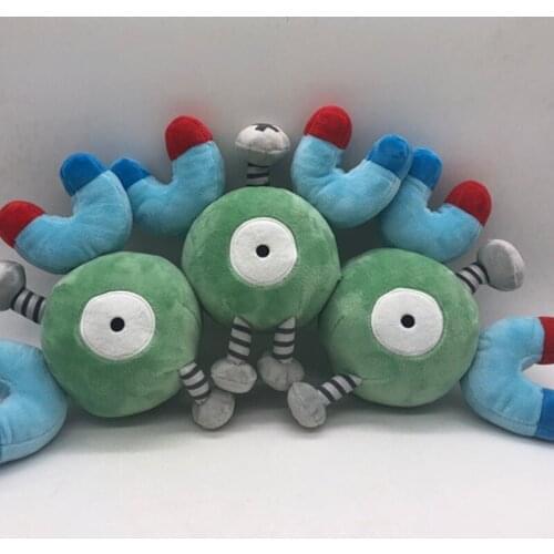 Pokemon Anime Games series new 30CM Magneton plush toy stuffed toys A birthday present for children