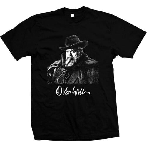 Orson Welles Pre shrunk hand silk screened 100% cotton t shirt
