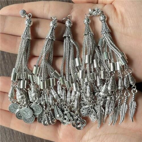 Mixed batch of 5 styles rosary pendant buckle DIY handmade Muslim Islamic accessories Mens and womens meditation crafts