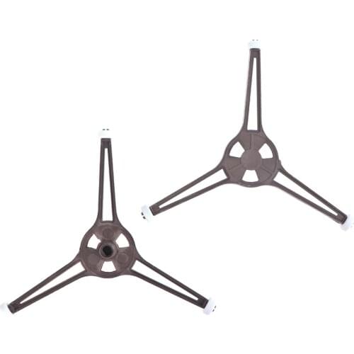 Microwave Oven Triangle Shaped Tray For Microwave Parts 24.5cm Flat Glass Plate