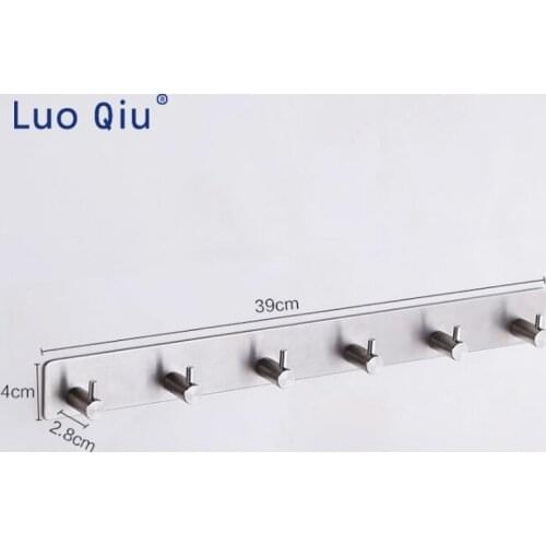 6 Hooks Sucker Hook Free Nail Hanger Rack wieszak Bathroom Towel Clothes Storage Shelf Bathroom Hooker Home Accessories