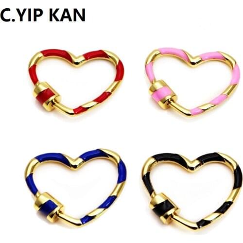 DIY jewelry making supplies luxury zircon rhinestone spiral buckles pendant accessories jewelry for making premium bracelet