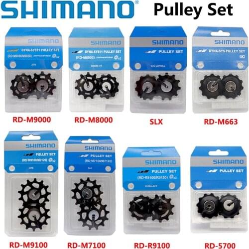 Shimano 11T Bike Pulley Set Rear Derailleur Pulley Set Derailleur Guide Roller RD-M663 RD-5700 RD-M8000 RD-M9100 MTB Road bike