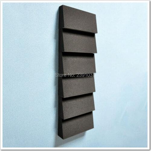 Brand New High Quality 16pcs acoustic foamTrapezoid Acoustic Sound-absorbing Studio Foam Tile Wall Panels acoustic panel
