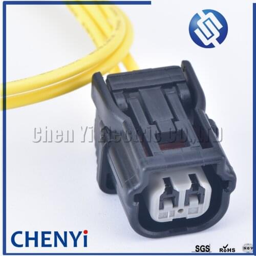 2 Pin way HV 040 Female Auto Connector ABS Sensor Plug Press Switch Ignition Coil For Honda 6189-7036 6189-6905 with 30cm wire