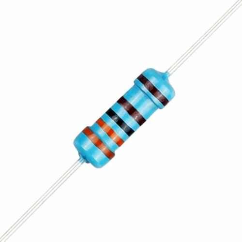 3.3K Ohm 0.50W 1% Metal Film Resistor - Pack of 100