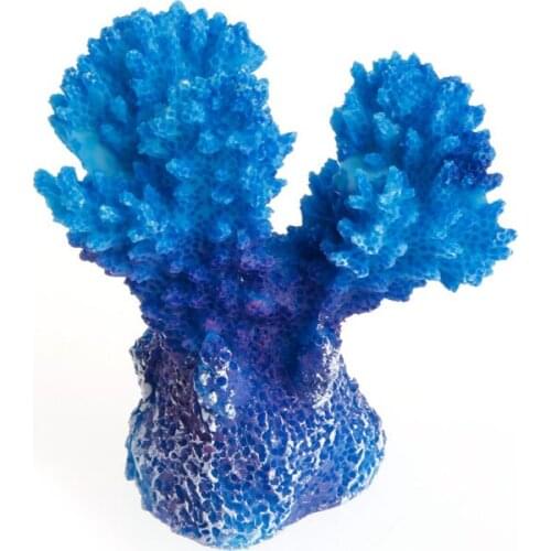 Aquarium Mini Artificial Resin Coral Tree Underwater Ornament Landscape Decor
