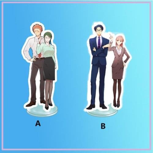 Anime Stand Wotakoi Love is Hard for Otaku Nifuji Hirotaka Momose Narumi Koyanagi Figure Display desktop decoration