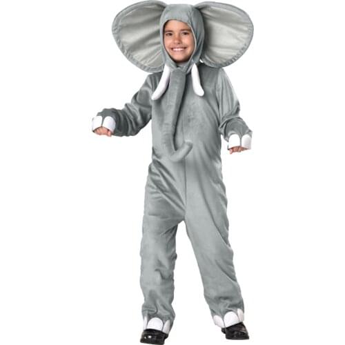 Snailify Halloween Costume For Kids Boys Elephant Costume Girls Pink Animal Cosplay Purim Carnival Party