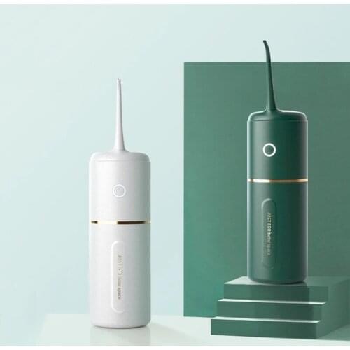 Oral Irrigator Tooth Cleaner Device Waterproof High Frequency Pulse Rechargeable Dental Flosser Portable Teeth Flusher