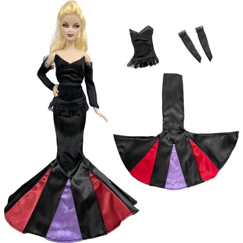 NK Princess Bell Doll Dress Fairy Tales Beauty and the Beast Doll Gown Cosplay Cloak Outfit For Barbie Doll Accessories Toys 03A