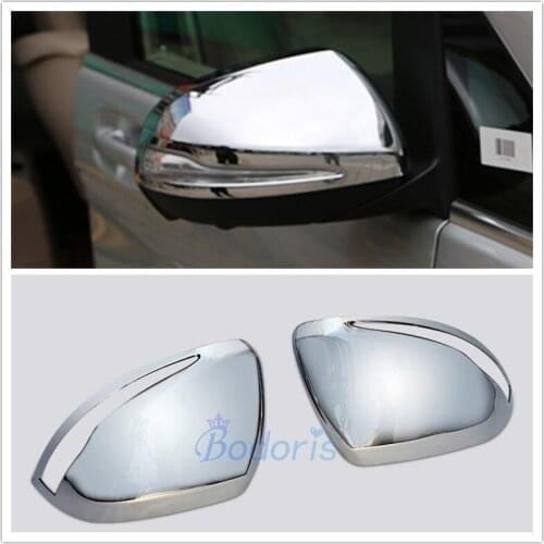 For Mercedes Benz V Class V260 2014 2015 2016 2017 2018 Door Mirror Cover Rear View Overlay Chrome Car Styling Accessories