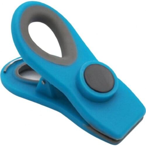 Anti-slid Sealing Clip Magnetic Adsorption PPFood Grade Materials Creative Excellent Spring Bag Clip for Home Food Bag Clip