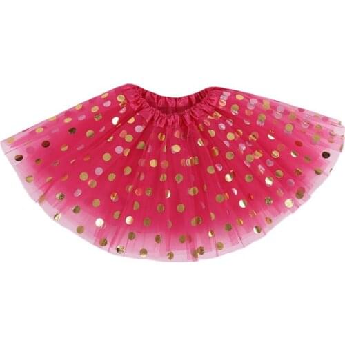 2020 New Baby Girl Tutu Skirts Dot Fashion Casual Pettiskirt Princess Party Wedding Ballet Dancing Dress m