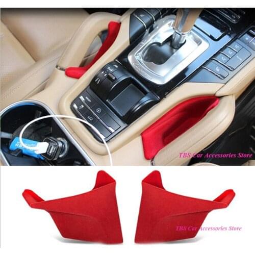 New Interior Middle Armrest Gap Storage Box Phone Coins Holder For Porsche Cayenne 2011 2012 2013 2014 2015 2016 2017 2018 2019