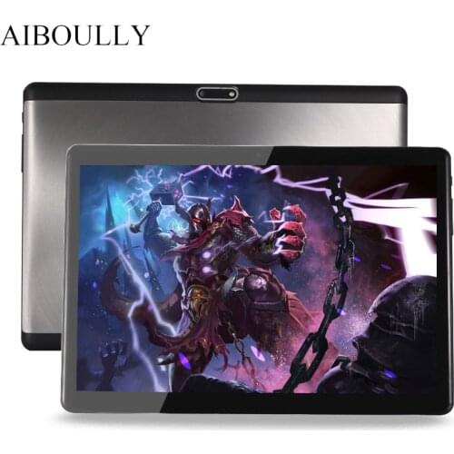 AIBOULLY 10.1 inch Android Phone Call Tablets Octa Core 4GB RAM Android 7.0 3g 4g LTE Phone Tablet pc Dual SIM Camera Tab 9.7