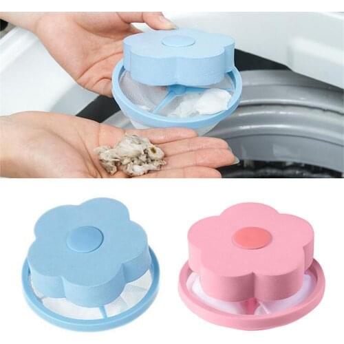 Mesh Washing Machine Filter Bag Hair Crumbs Thread Debris Removal Device Cleaning Ball Net Pouch Useful Bathroom Tools L*5