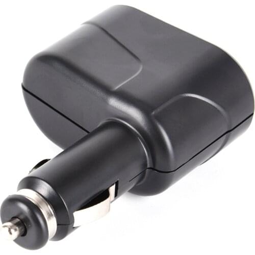 1PC 12V DC 2 Way Socket Adapter Car Cigarette Lighter Charger Socket Splitter Lighter Wholesale