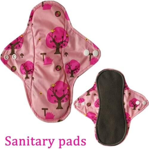 1 PC Reusable Feminine Hygiene Pads Soft Adult Diaper 230mm Washable Feminine Sanitary Pads Menstrual Period Pad Napkin