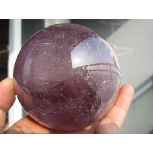 1308g Natural Amethyst Quartz Crystal Sphere Ball