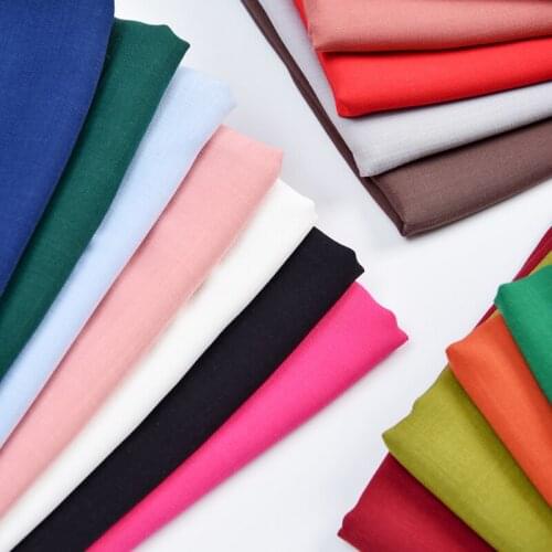 155cmx50cm Slub Cotton Hemp Linen Ramie Hemp Fabric Spring Summer Autumn Dress Top Pants DIY Home Apparel Sewing Fabrics