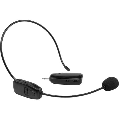 2pcs/LOT OXLasers Rechargeable 2.4ghz wireless microphone headset for teacher speech conference MIC for desktop PC free shipping