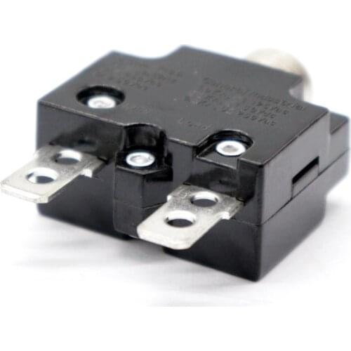 2x Circuit Breaker 10AMP Push Button Resettable Thermal Panel Mount AC 125/250V