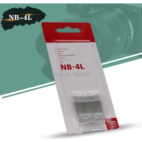 NB-4L Camera Battery For Canon IXUS 50 55 60 65 80 75 100 I20 110 115 120 130 IS 117 220 225 230 255 SD780 SD960 For Canon NB-4L