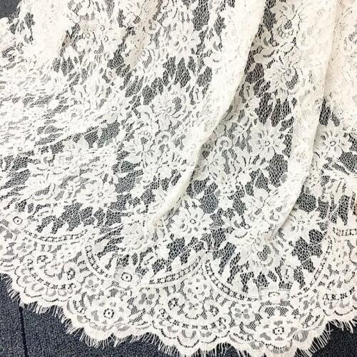 GLace 1.5M/Lot Car bones European retro lace hollow eyelashes fabric clothing wedding dress skirt home textile diy cloth TX1020