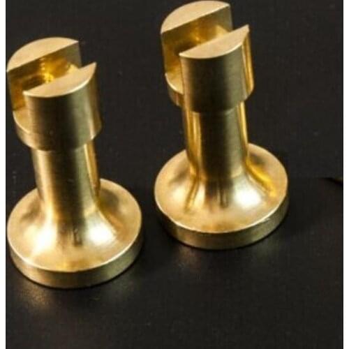Classical sail boat model pedestal parts : brass Supports Copper Cylinder stands 2pcs/lot