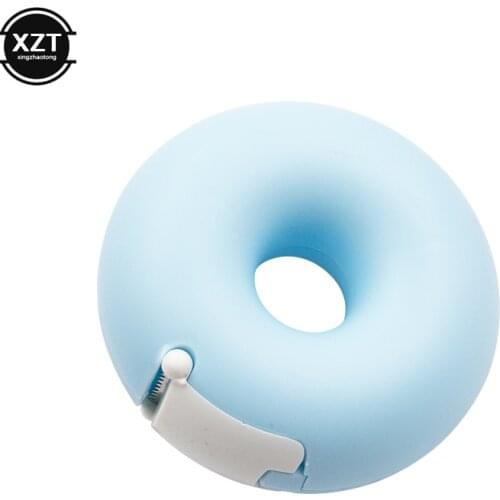 Candy Color Masking Tape Cutter Design Of Donut Shape Washi Tape Cutter Office Tape Dispenser