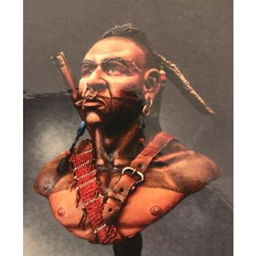 New Unassembled 1/10 ancient huron bust soldier figure Resin Kit DIY Toys Unpainted resin model