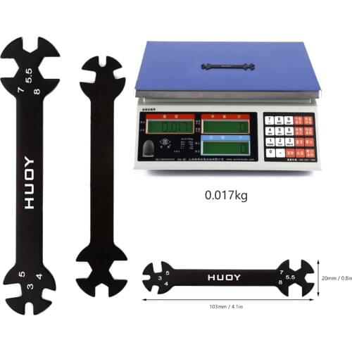 1pcs 6in1 Wrench 3/4/5/5.5/7/8MM Repiar Tool For RC Airplane Helicopter Car Truck Boat Model Toys