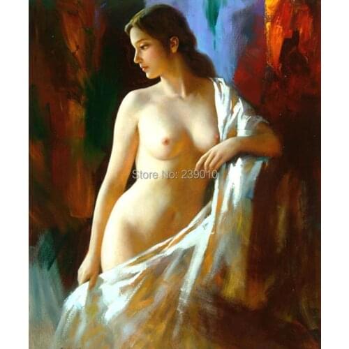 Nude art oil painting canvas prints nude reslist oil painting printed on canvas wall art decoration picture