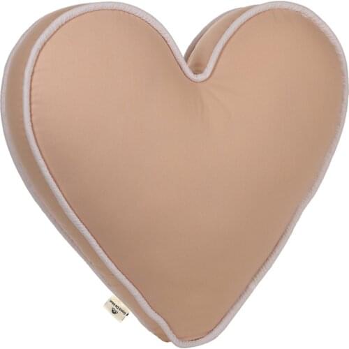 Lorah Powder Heart Decorative Pillow