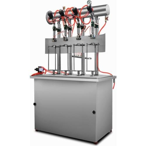 4 Heads Carbonated Beverage Co2 Filling Machine