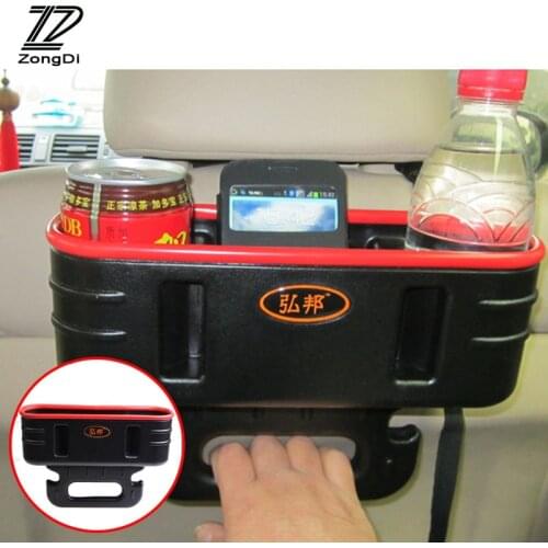 ZD 1Pc Car seat back storage shelf Multifunction for VW polo passat b6 b5 Renault duster megane 2 BMW e46 e39 e36 accessories