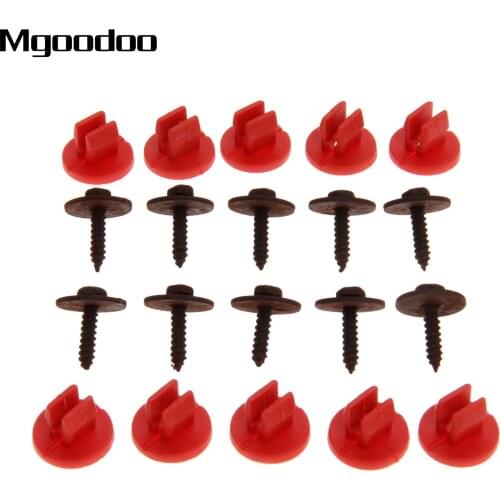 New 20Pcs Car Engine Undertray Cover Clips Buttom Shield Guard Screws Splashguard For Ford C-Max S-Max Auto Fastener Clips Rivet
