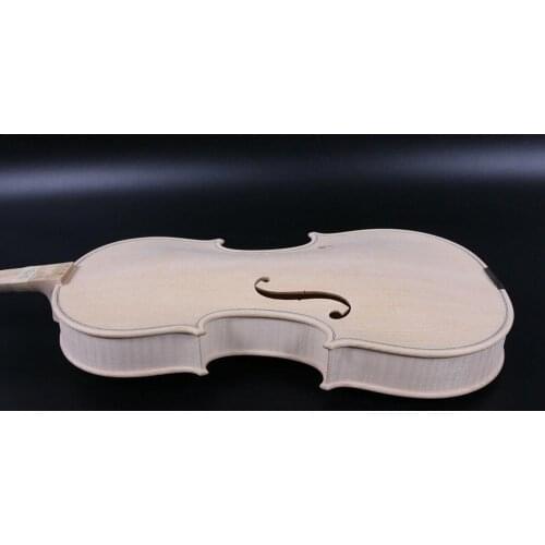 Professional Unfinished Violin 4/4 Flame Maple Violin Spruce Handmade