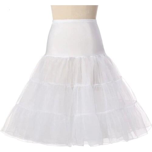 Puffy Short Organza Halloween Women Crinoline Vintage Petticoat for Evening Cosplay Underskirt Rockabilly Tutu 2021