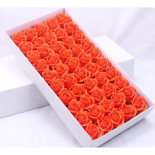 Rose Soap Flower Head Party Wedding Decoration Home Decoration Accessories Three-Layer Fake Flowers Head Eternal Soap Flowers