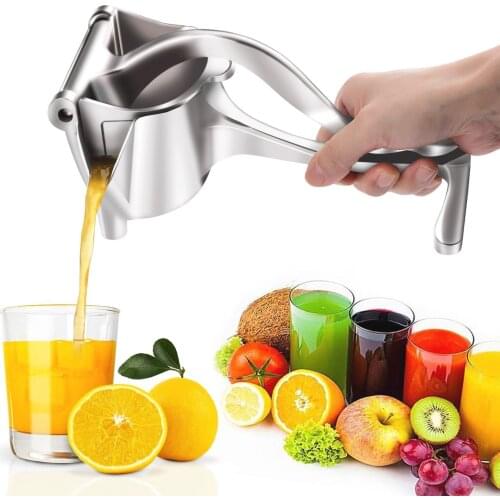 Manual Juice Squeezer Aluminum Alloy Hand Pressure Orange Juicer Pomegranate Lemon Squeezer Kitchen Accessories