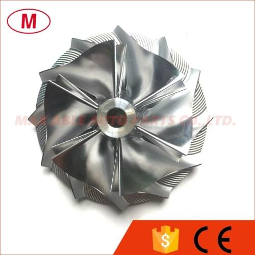TD05H 20G Upgrade 53.11/70.98mm 6+6 blades Turbo Aluminum2618/Milling/Turbo Billet Compressor wheel for Mitsubi*shi turbocharger